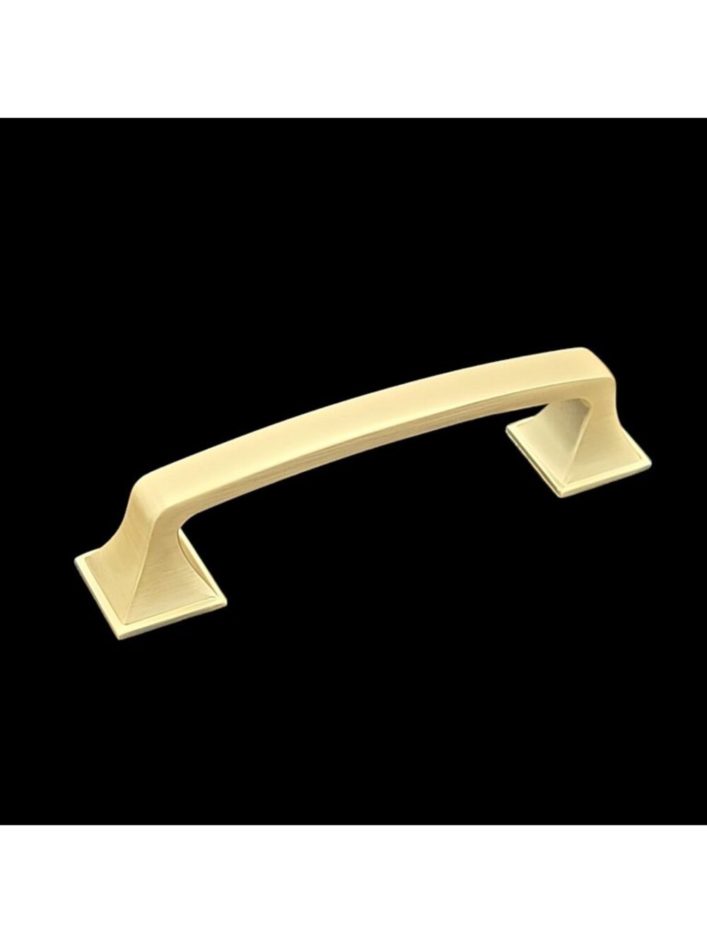 Laurey 57104 Cabinet Hardware Pull 3.75" Center NEWPORT Satin Brass Gold 6-pack